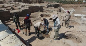 Kilis’teki Oylum Höyük’te Sıcaklara Rağmen Arkeolojik Kazılar Aralıksız Devam Ediyor